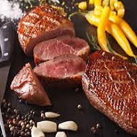 Kaczka z ryżem i surówką